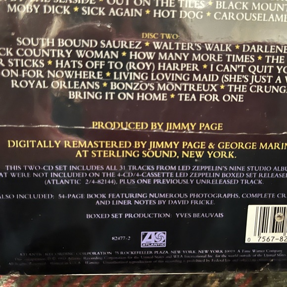 LED ZEPPELIN BOXED SET 2. 31 tracks from Led Zeppelin’s nine studio albums. - Picture 8 of 8